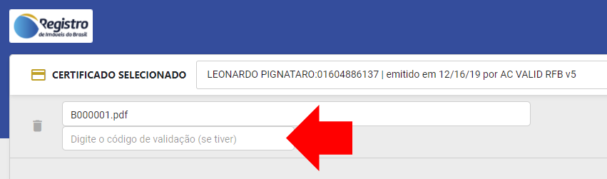 Document key input
