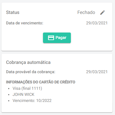 Invoice auto charge