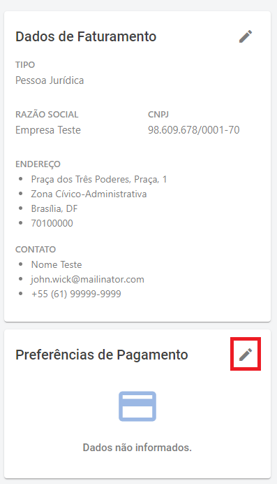 Select payment method